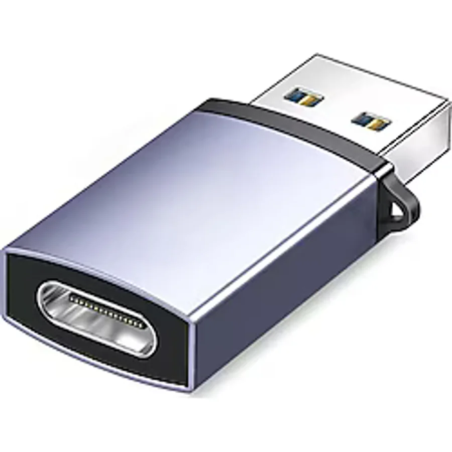 Polham Jazos Type-C to USB 3.1 OTG Dönüştürücü Adaptör, 10 Gbps Veri Aktarım, Mini USB Çevirici