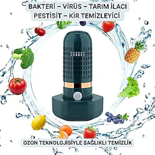Polham Meyve Ve Sebze Yıkama Dezenfekte Makinası, Bakteri, Virüs, Pestisit Temizleyici, Ozon Temizleyici