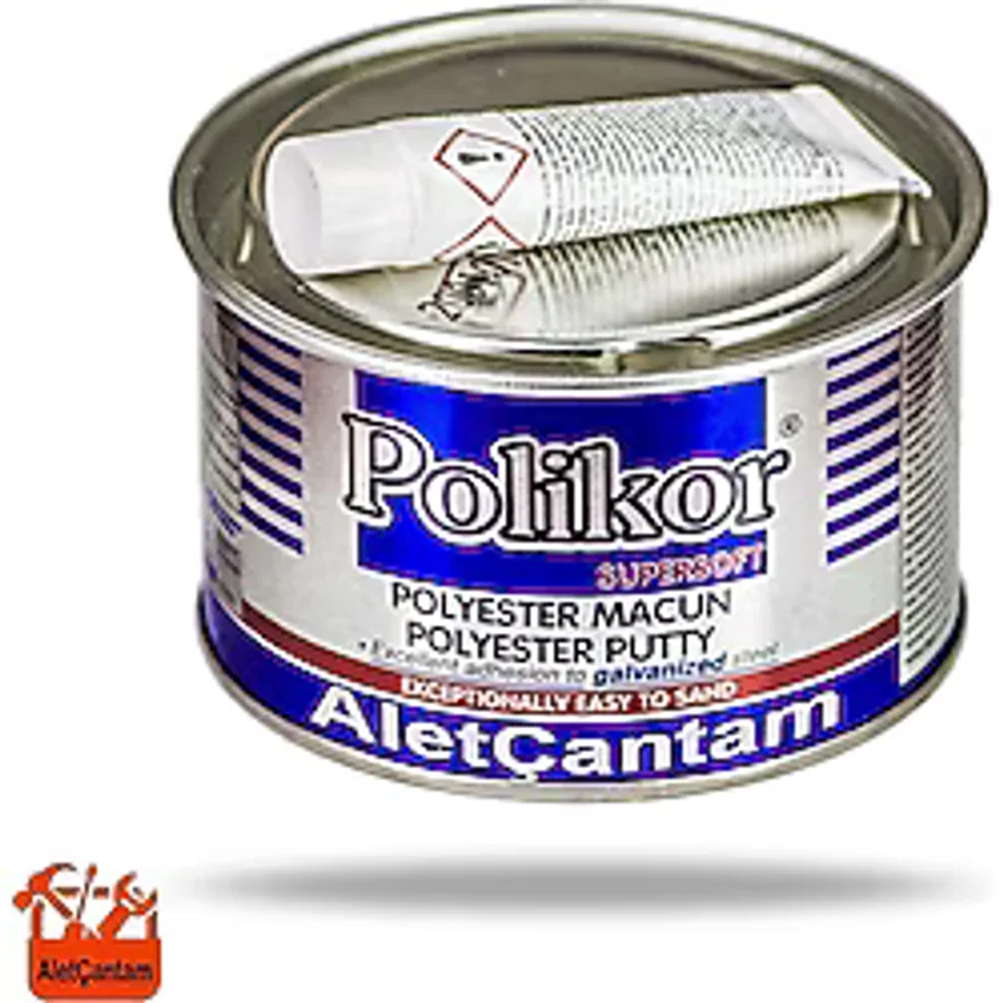 Polikor Çelik Macun Oto Kaporta Macunu 415gr