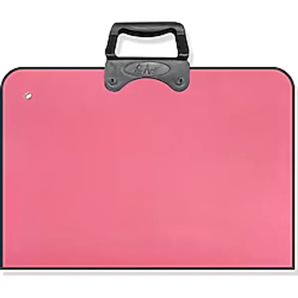 Polin Pro Art Profesyonel Taşınabilir Resim Çantası, 37X54CM, Çok Renkli - Pembe