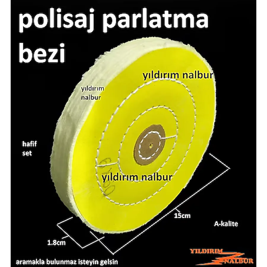 Polisaj Cila Postu Sarı Hafif Sert Gümüş Altın Parlatıcı 150lik P
