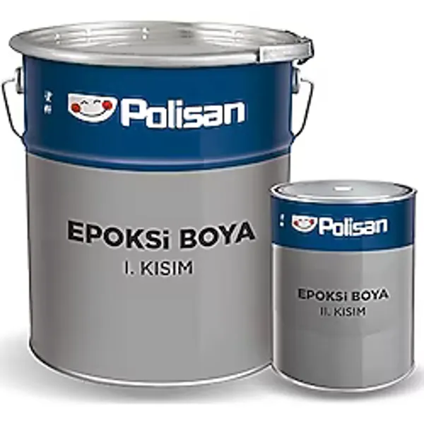 Polisan Epoksi Son Kat Boya Siyah Ral 9005 3 kg Takım (2,4 kg A + 0,6 kg B)