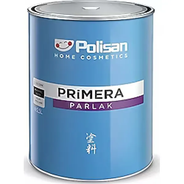 Polisan Primera Parlak Sentetik Yağlı Boya - Ahşap ve Metal Boyası - 2.5 Litre Siyah