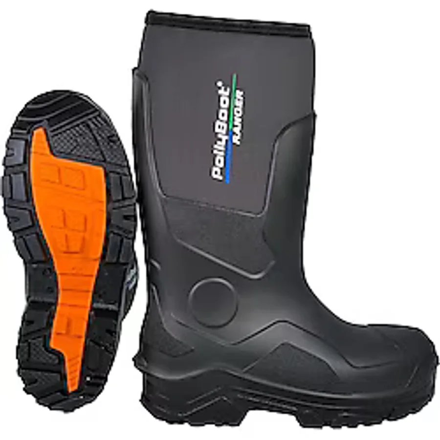 Polly Boot Ranger Outdoor Poliüretan Neopren Avcı Balıkçı Çizmesi Siyah