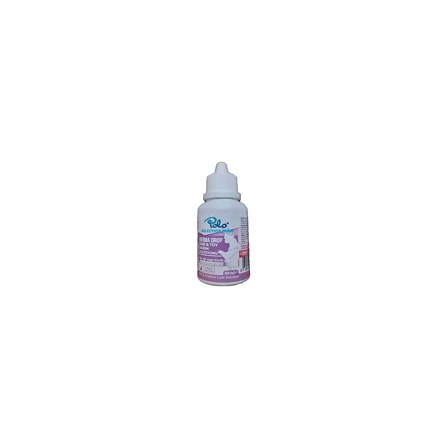 Polo Derma Drop 30 ml Kuşlar için Deri ve Tüy Bakım Solüsyonu