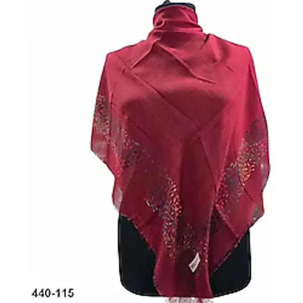 Polo İst Desenli Flamlı Eşarp 440-115