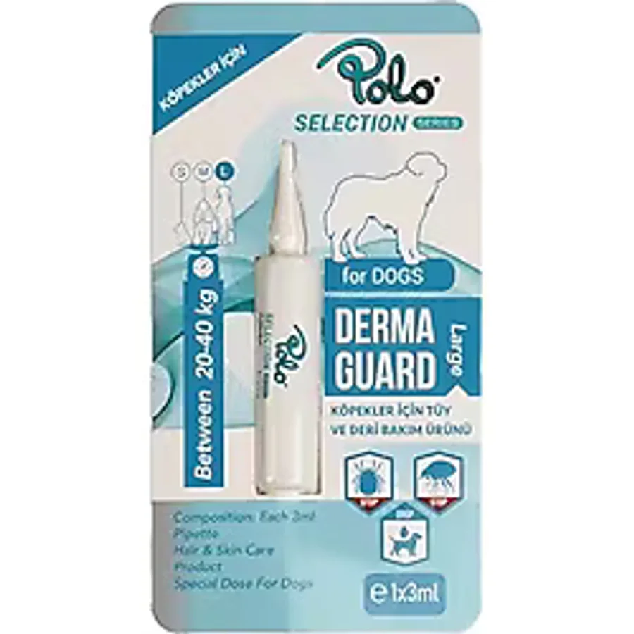 Polo Köpek Parazit Tüy Deri Bakım Ürünü Large 3Ml 20-40 Kg Skt:04/2027
