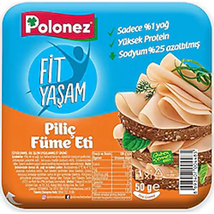 Polonez Füme Piliç Eti 50 gr