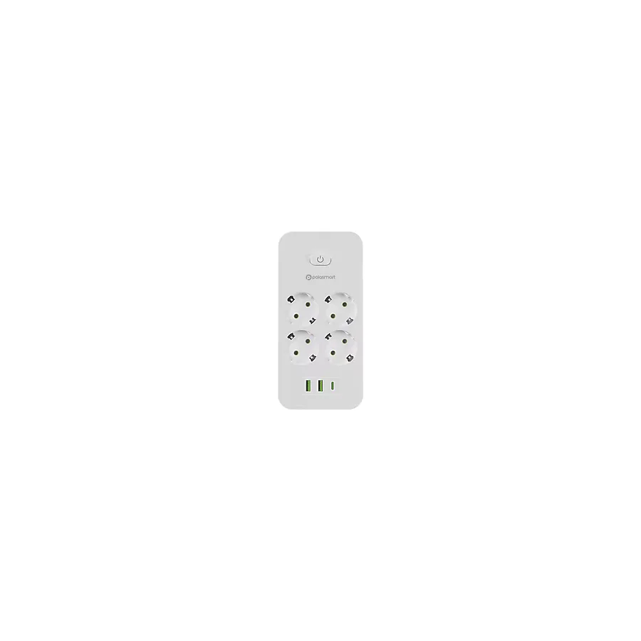 PoloSmart MP25 4000 Joule USB'li 2 m 4'lü Akım Korumalı Priz