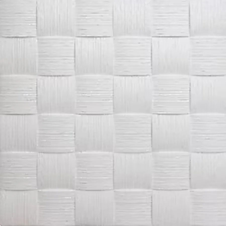 Polsis Strafor Dekoratif Tavan Kaplama Hasır Desen Panel 8'li 50X50 cm