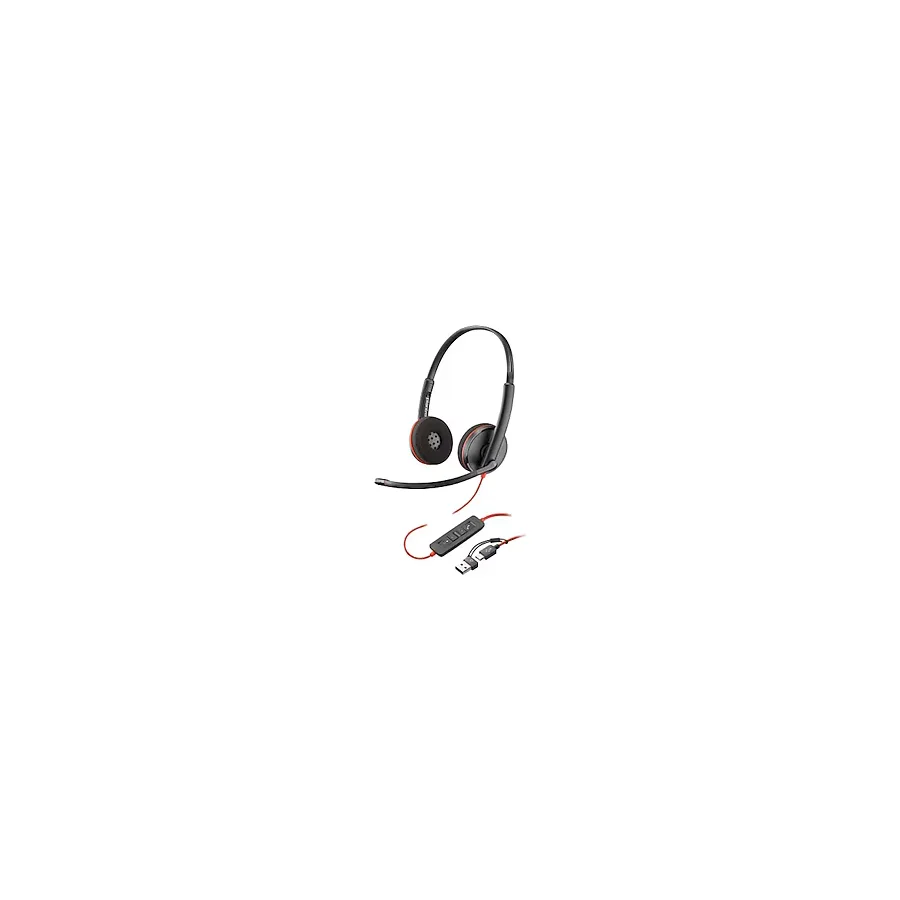 Poly Blackwire 3220 8X228AA USB-C Kablolu Çağrı Merkezi Kulaklığı