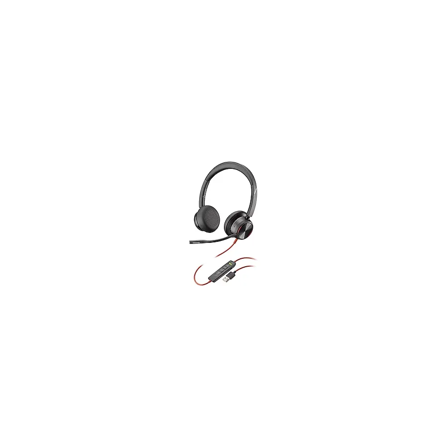 Poly Blackwire 8225 USB Kablolu Çağrı Merkezi Kulaklığı