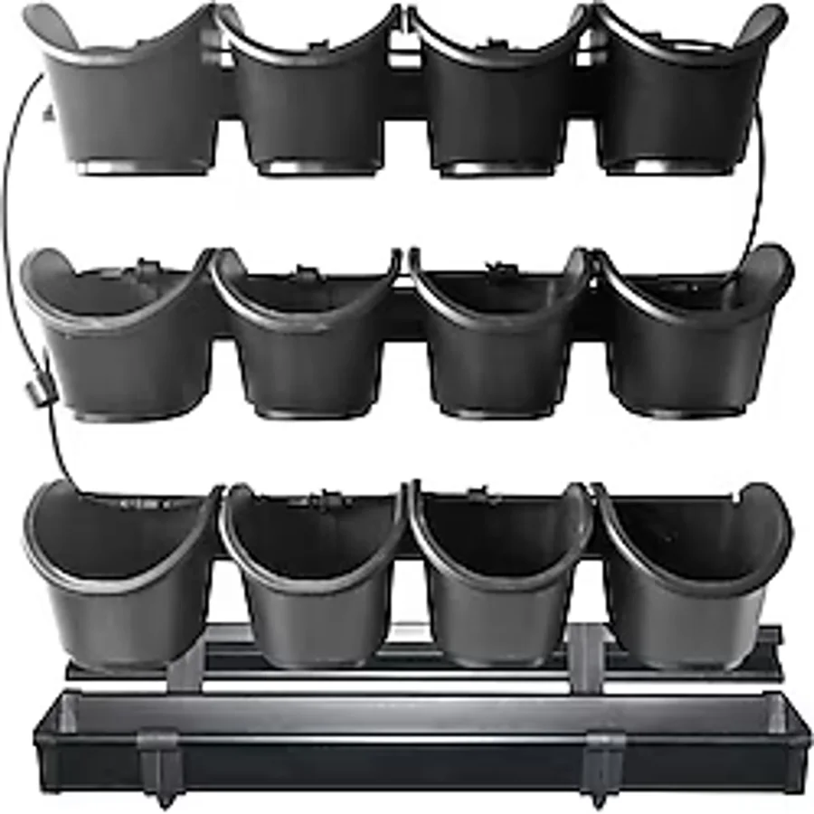 Poolline Dikey Bahçe Duvar Saksısı Seti