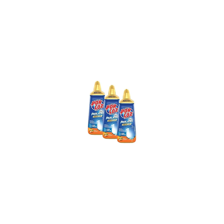 Porçöz Bulaşık Makinesi Parlatıcısı (Bodrum Mandalinası - Datça Bademi) 500 Ml (3 paketi)