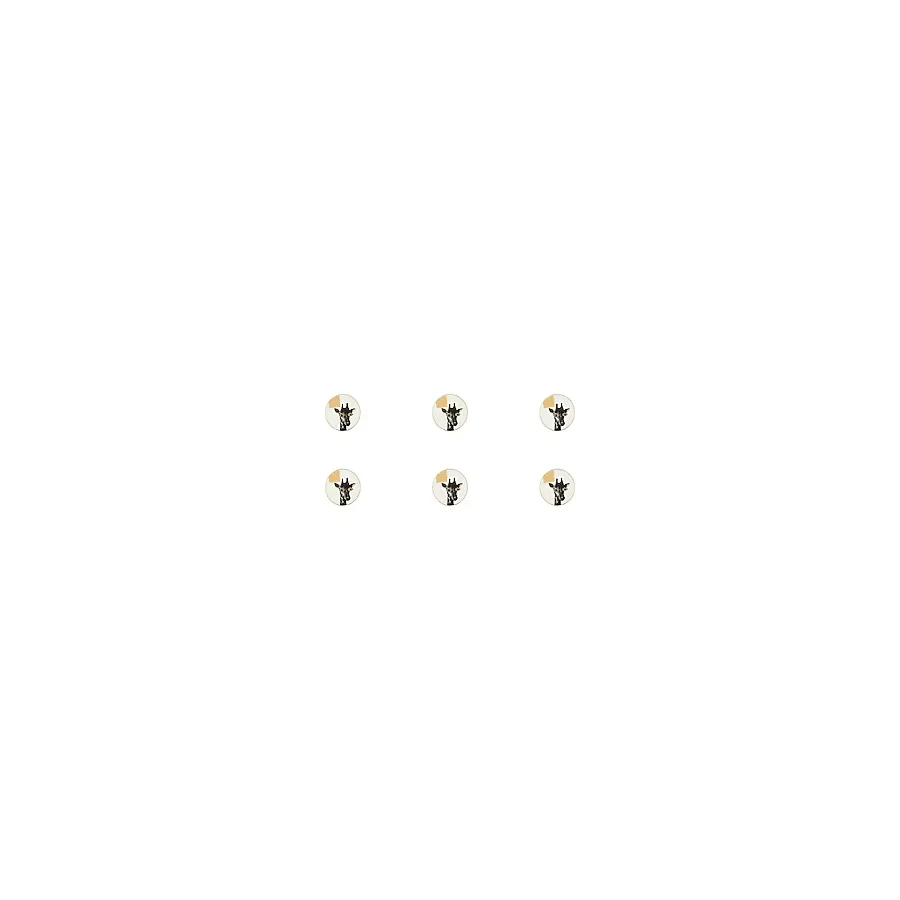 Porland 04ALM006620 Wild Life Giraffe Bardak Altlığı 10 cm 6'lı