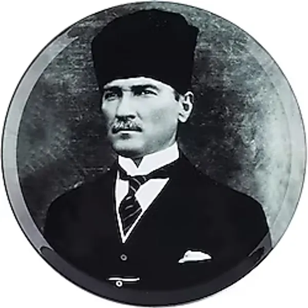 Porland Atatürk Desen3 Dekoratif Tabak 28cm