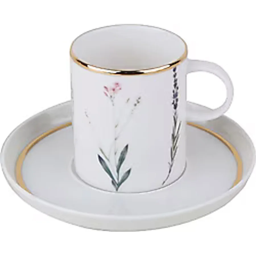 Porland Botanical 200 cc Tabaklı Çay Fincanı