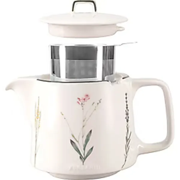 Porland Botanical Desen10 Kapaklı Demlik 1000cc