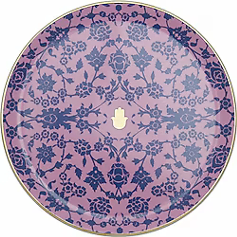 Porland Glamorous Serisi 24 cm Düz Tabak Pembe