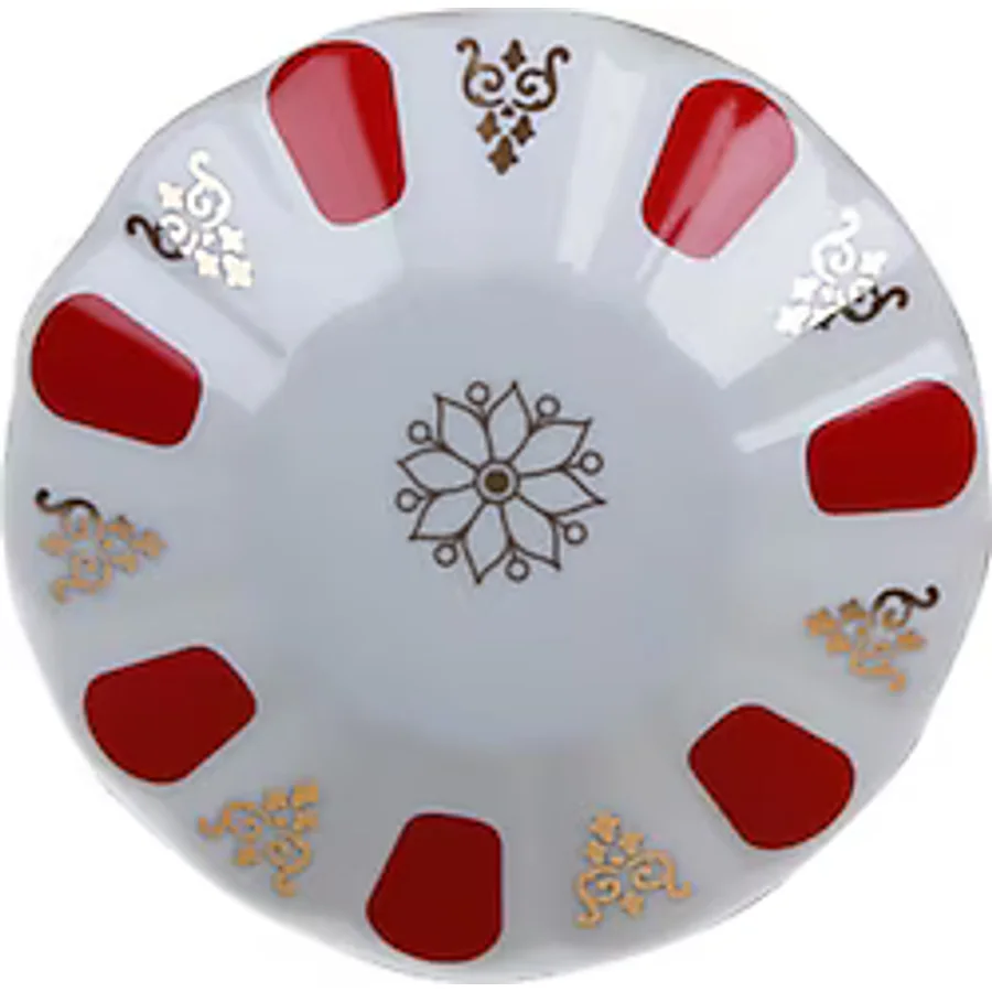 Porland Kırmızı Yaldız 11 cm 6'lı Çay Tabağı 04POR005231