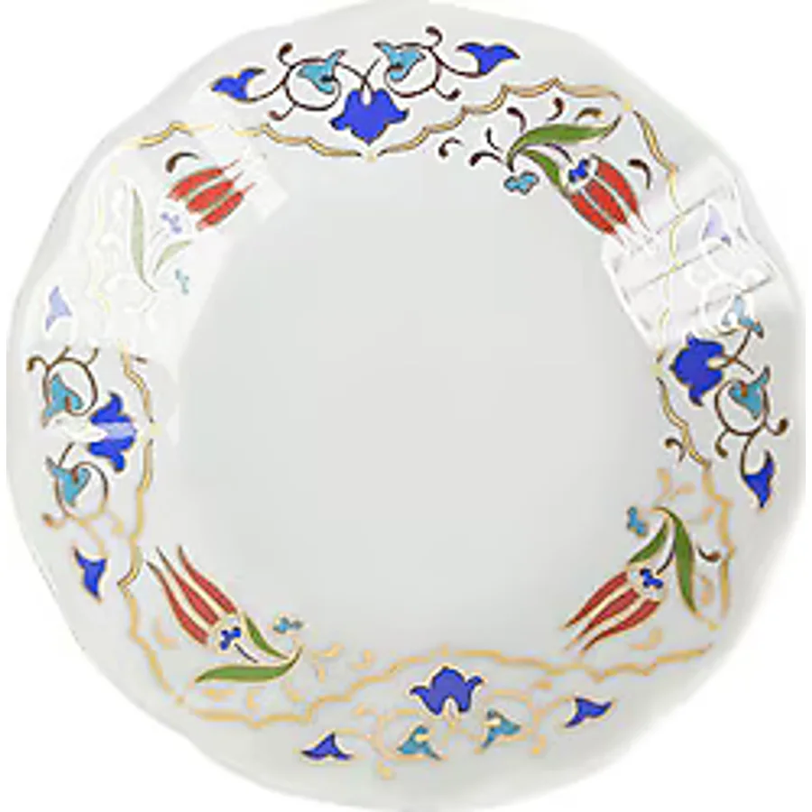 Porland Lalenaz 12 cm 6'lı Porselen Çay Tabağı
