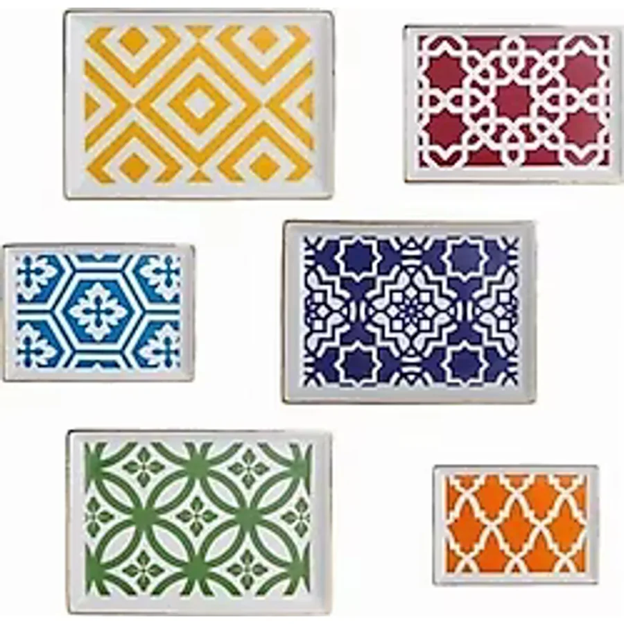 Porland Morocco Kahvaltı Tabağı 18 cm 6'lı Karma Renk