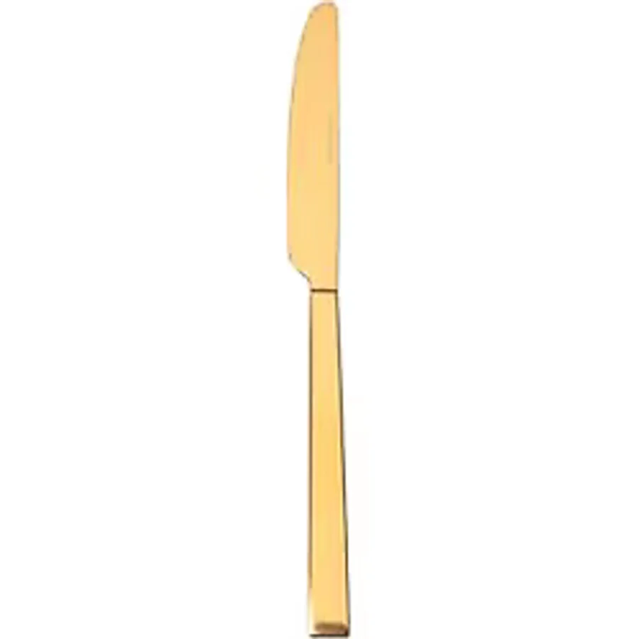 Porland Quantum Mat Altın Yemek Bıçağı 24 cm 6 adet