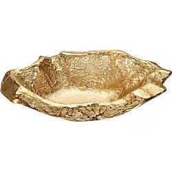 Porland Sandro Altın Rengi Dekoratif Kase 14x32x44cm