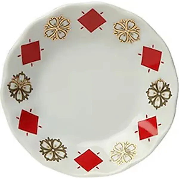 Porland Yonca Kırmızı Çay Tabağı 11 cm