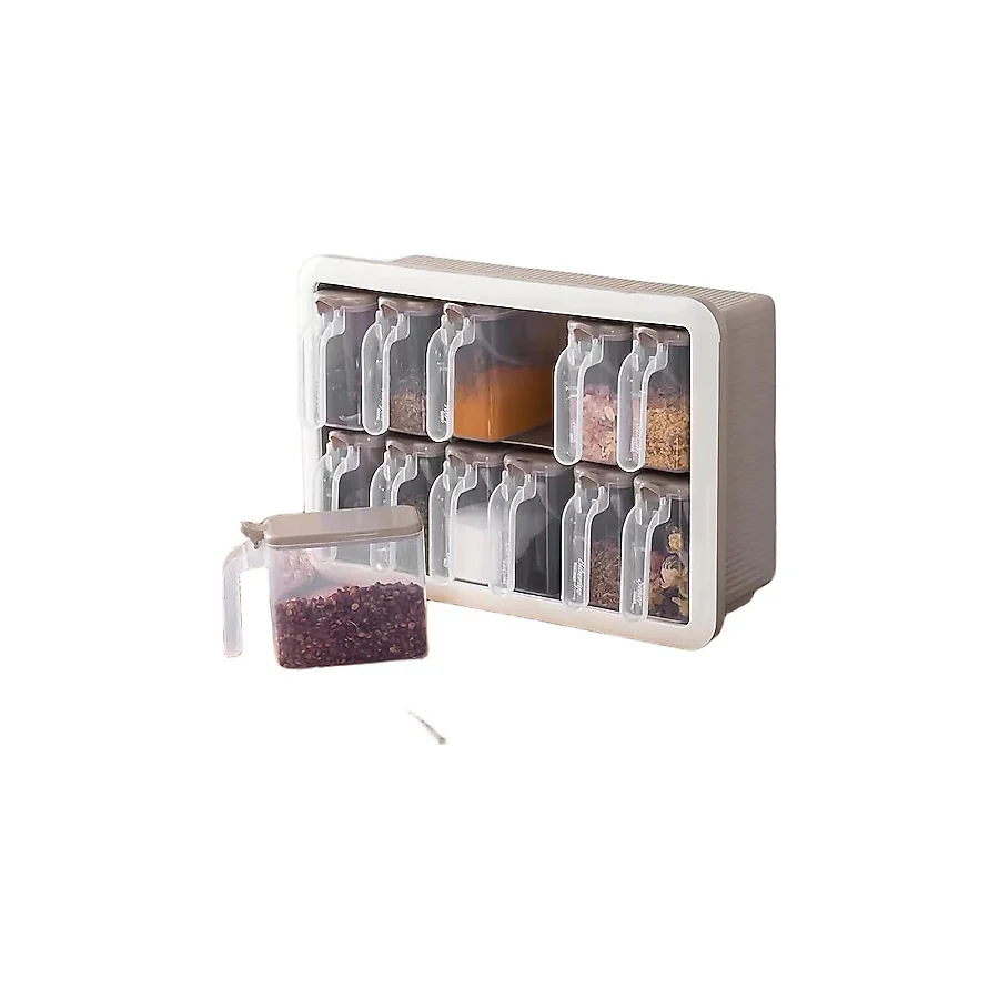Porsima Simple Random 1167 Cappuccino 12'li Baharat Takımı