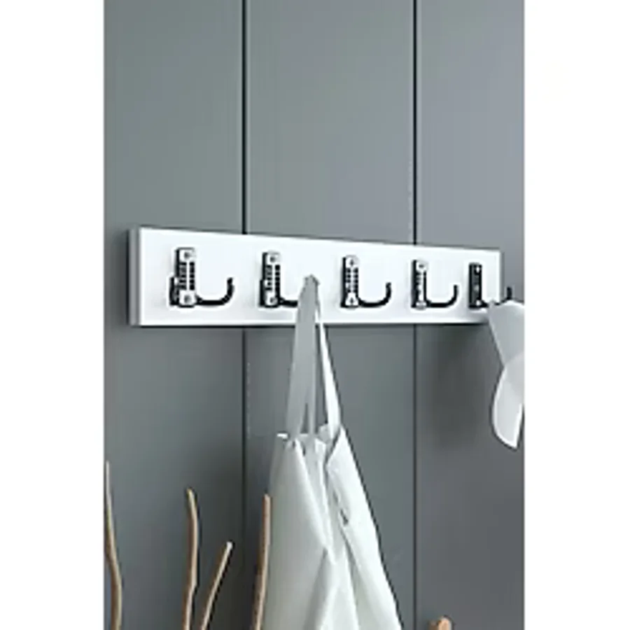 Portmanto Duvar Askılığı Elbise Askılığı Beyaz ASKI-001-1 - 50 cm