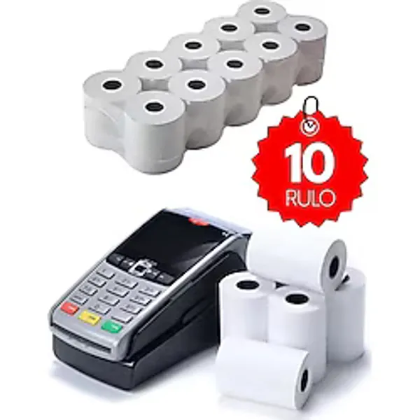Pos Rulosu Kağıdı 56X14 Termal Rulo 10 Adet