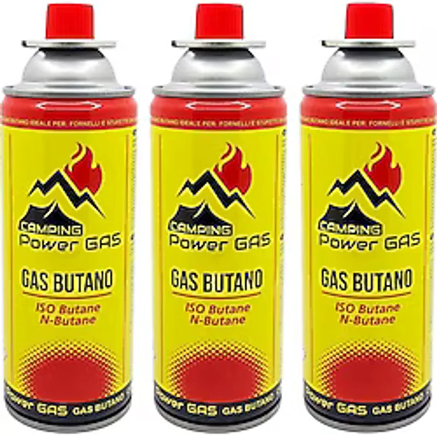 Power Bütan Propan 3 Adet 400 ml Gaz Kartuşu