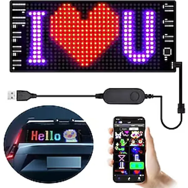 Power PM-23820 7X17CM Usbli Kayan Yazi LED Tabela