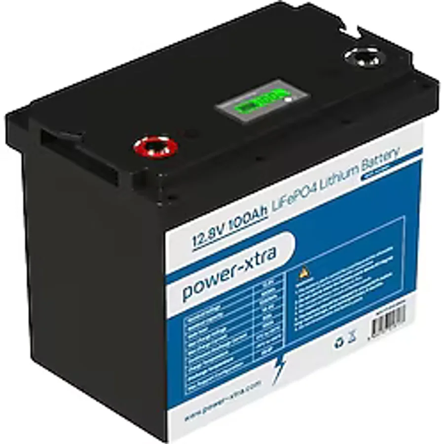 Power-Xtra 12.8V 100Ah LiFePO4 Lityum Akü - Ekranlı