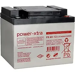 Power-Xtra 12V 40 Ah Bakımsız Kuru Akü