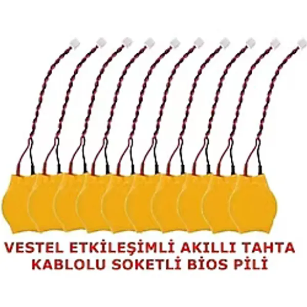 POWER-XTRA Vestel Faz-1 Ve Faz-2 Etkileşimli Akıllı Tahta Bios Pili 10 Adet