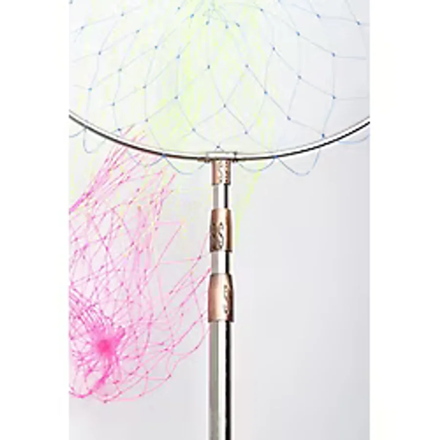 Powerex Paslanmaz Çelik Krom Geniş Göz Misina 50 CM Çap 190 CM Sap