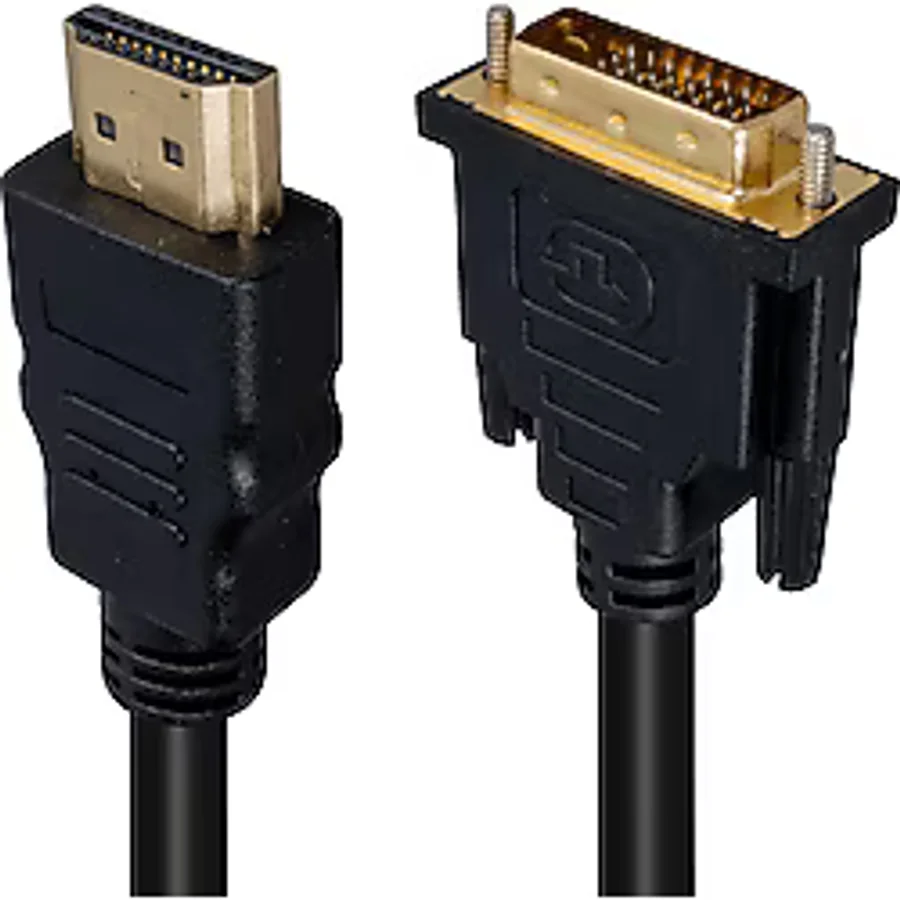 Powermaster 1.5 Metre HDMI DVI Kablo Dvi To Hdmi Bilgisayar PC Dvi Çıkışını Hdmi Çevirici Dönüştürücü Kablo