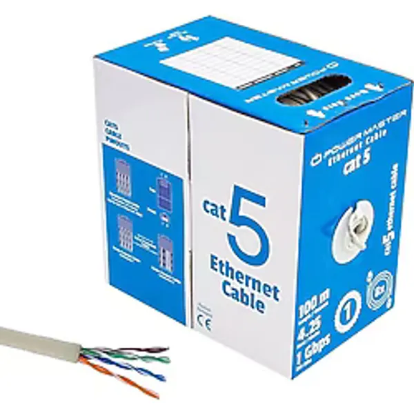 Powermaster Cat5 100 Metre Ethernet Network Kablosu