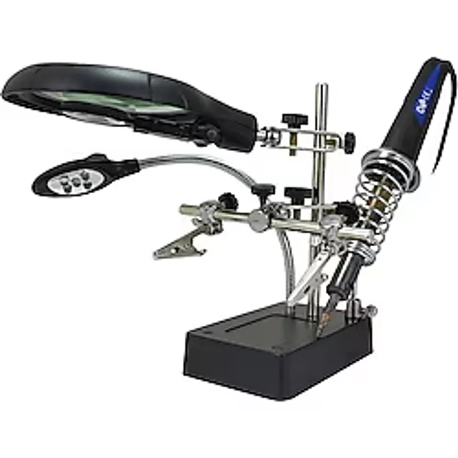 Powermaster MG16129-C Mini Büyüteç Havya Standı