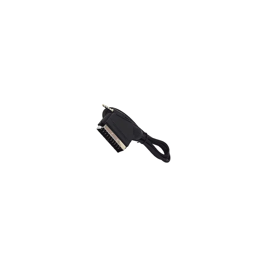 Powermaster Pm-12979 Uydu Alıcısı Av Kablo 3.5 Mm Stereo Erkek-Scart Kablo 1.2 Metre Uzun Jack