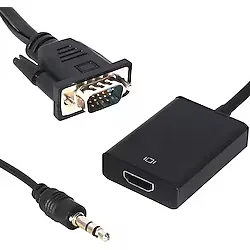 Powermaster PM-18637 VGA to HDMI Dönüştürücü