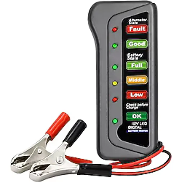 Powermaster PM-25471 12 V LED Araç Akü ve Alternatör Test Cihazı
