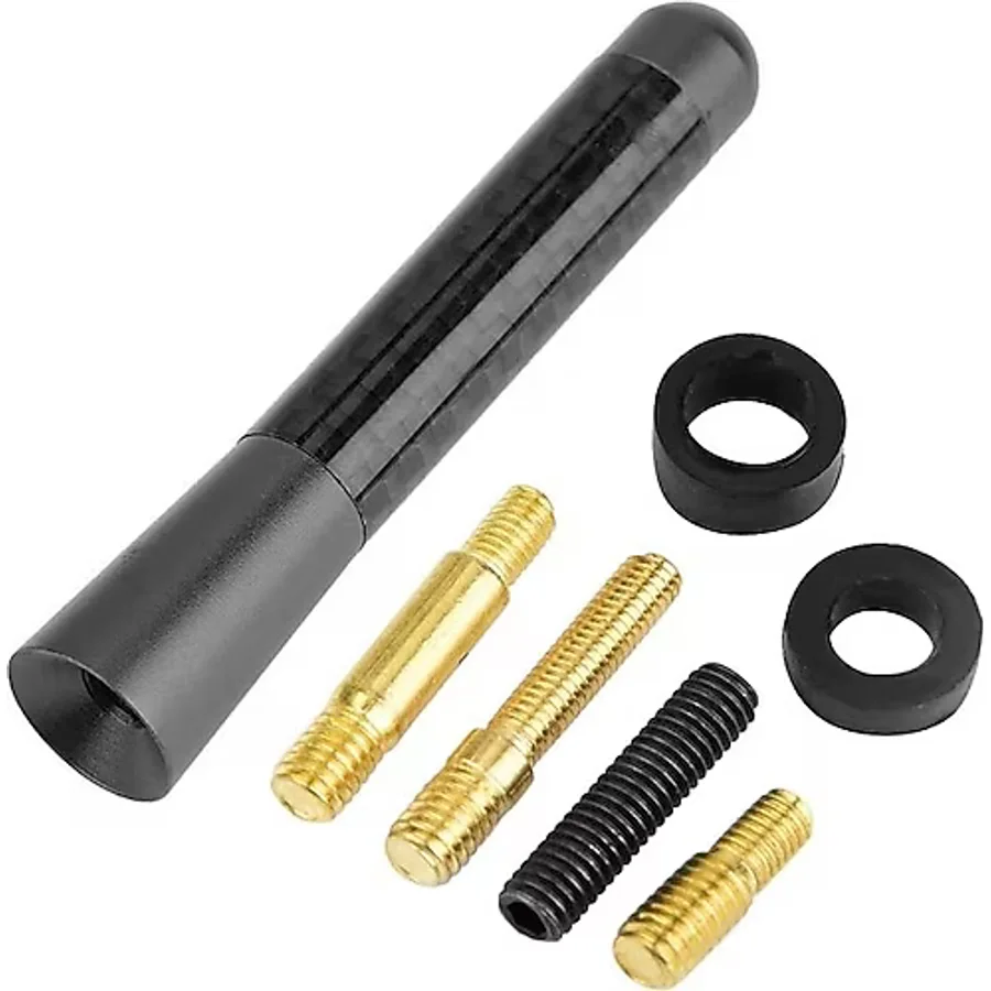 Powermaster Pm-26308 Universal Mavi Karbon Fiber Oto Çubuk Radyo Anteni 12 Cm