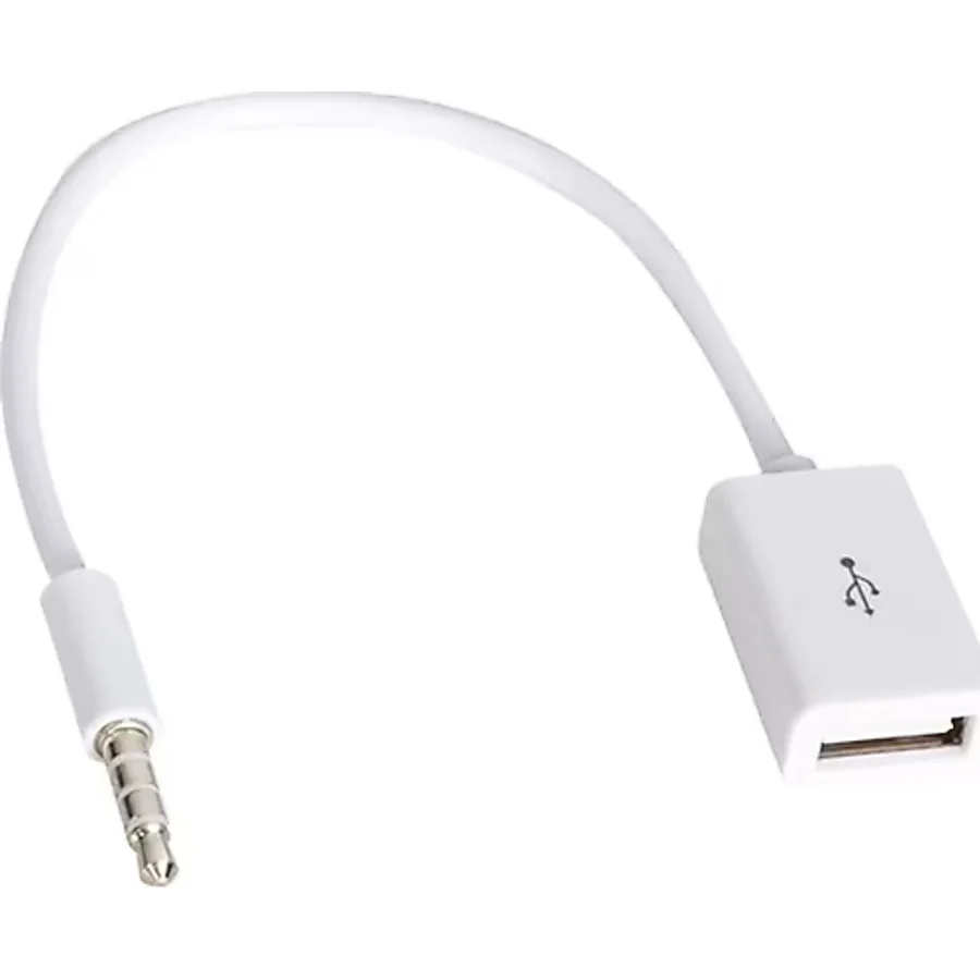 POWERMASTER USB DİŞİ TO AUX STEREO 3 BOĞUMLU KABLO