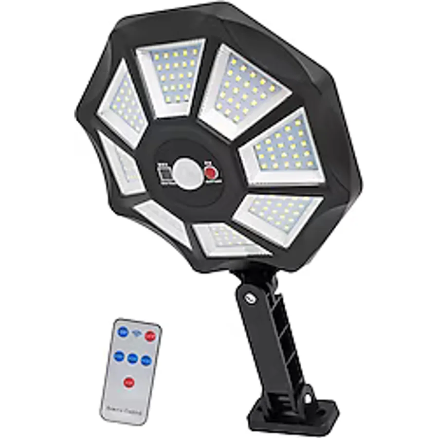 Powermaster ZB-168A Kumandalı Sensörlü Beyaz Solar Bahçe Aydınlatması