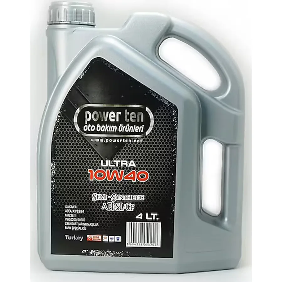 Powerten 10W40 4 Lt Motor Yağı