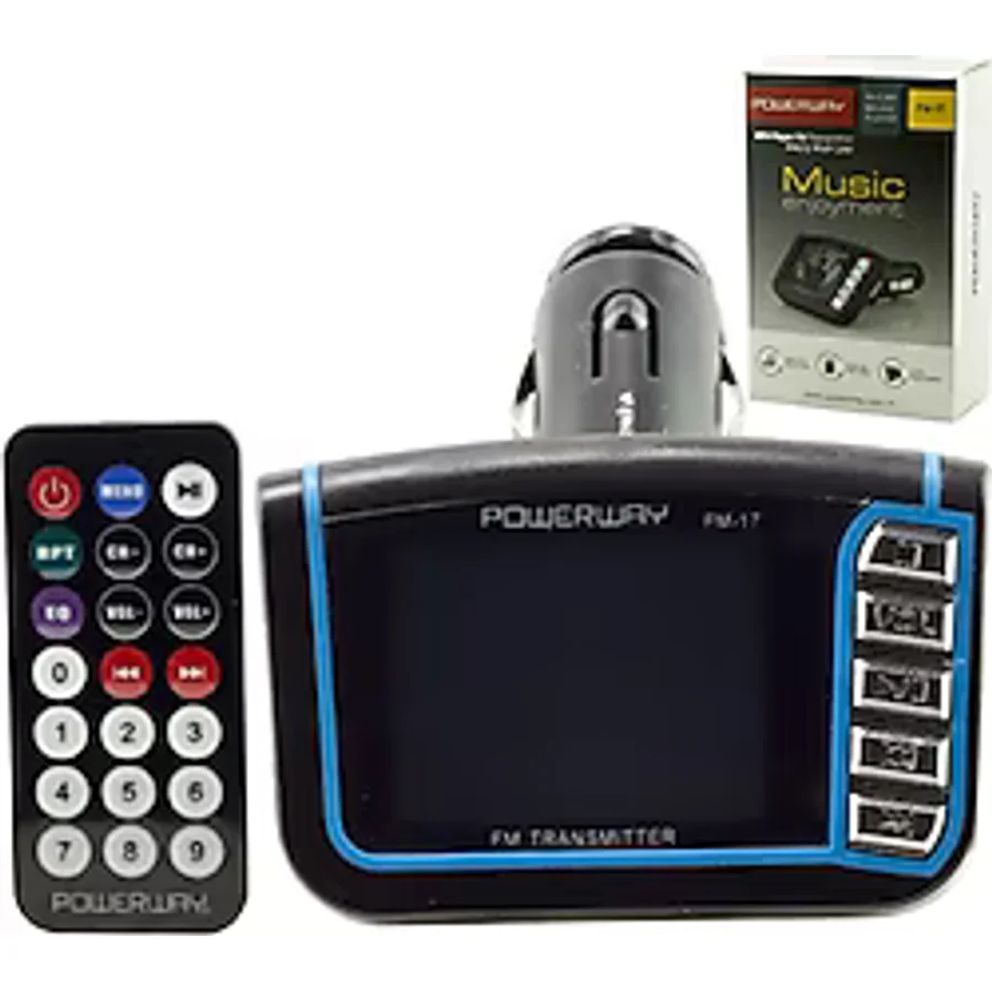 Powerway FM-17 Görüntülü Kumandalı FM Transmitter