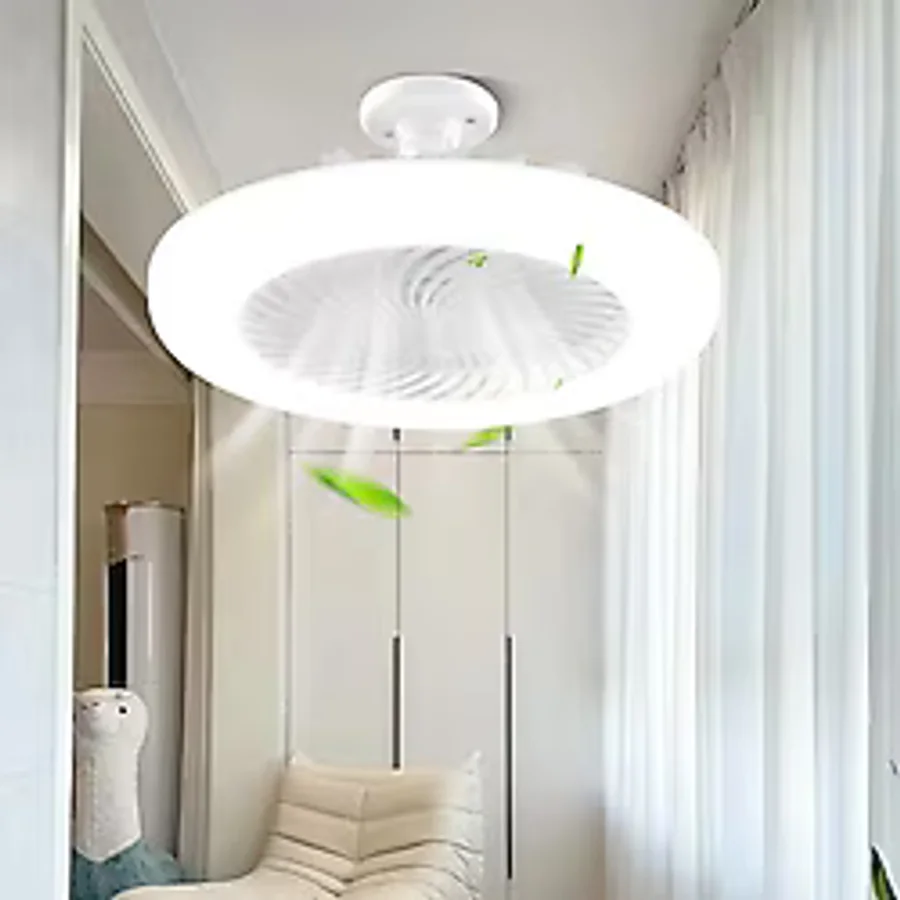 Poyraz Fan LED Işıklı Tavan Vantilatörü, 42W, Kumandalı, 5 Kanatlı, 3 Kademe Hız, Dimlenebilir, 3 Renk Led, E27 Duylu, Sessiz Çalışma, Beyaz